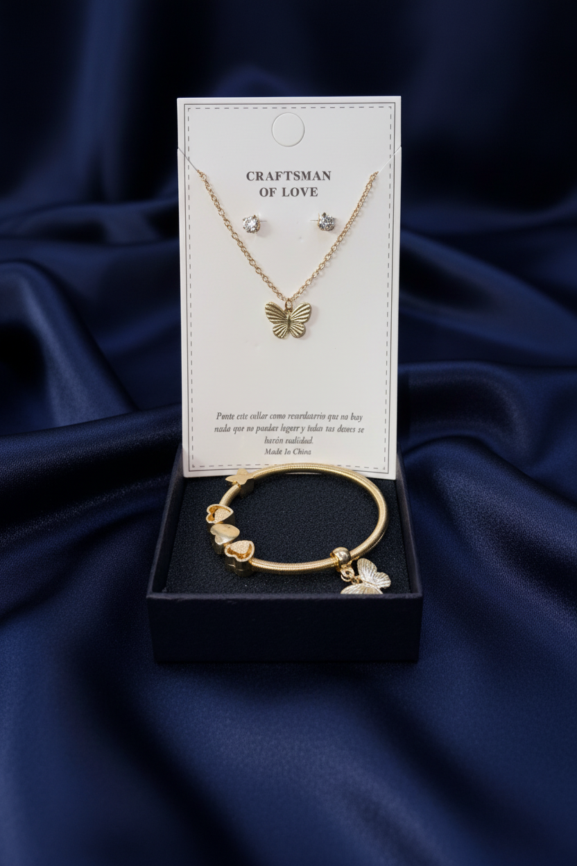 Butterfly Set for Girls - Professional Luxury Product Photo - Corrected