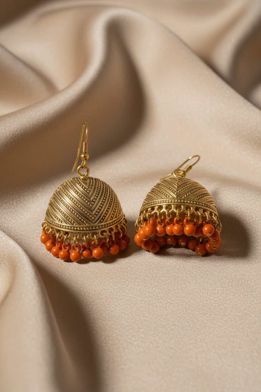 Dome Jhumka - Photo 1