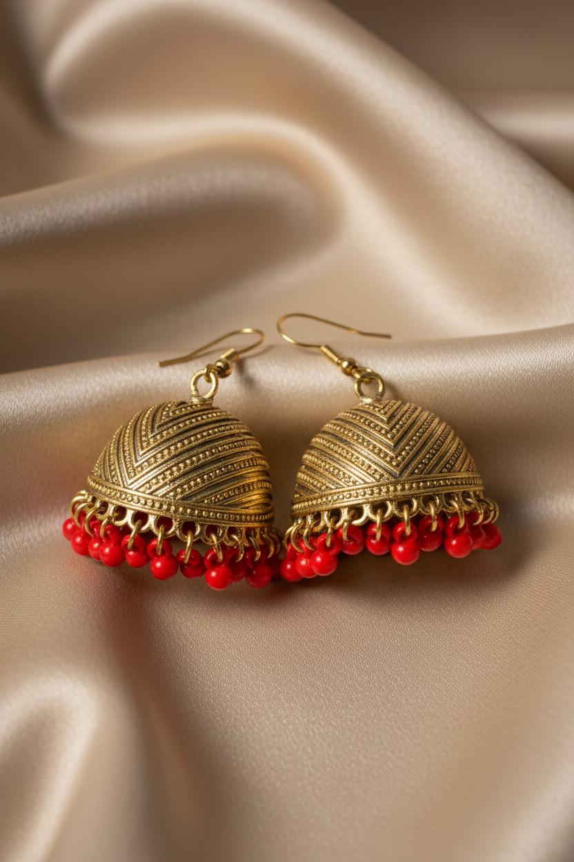 Dome Jhumka - Photo 9