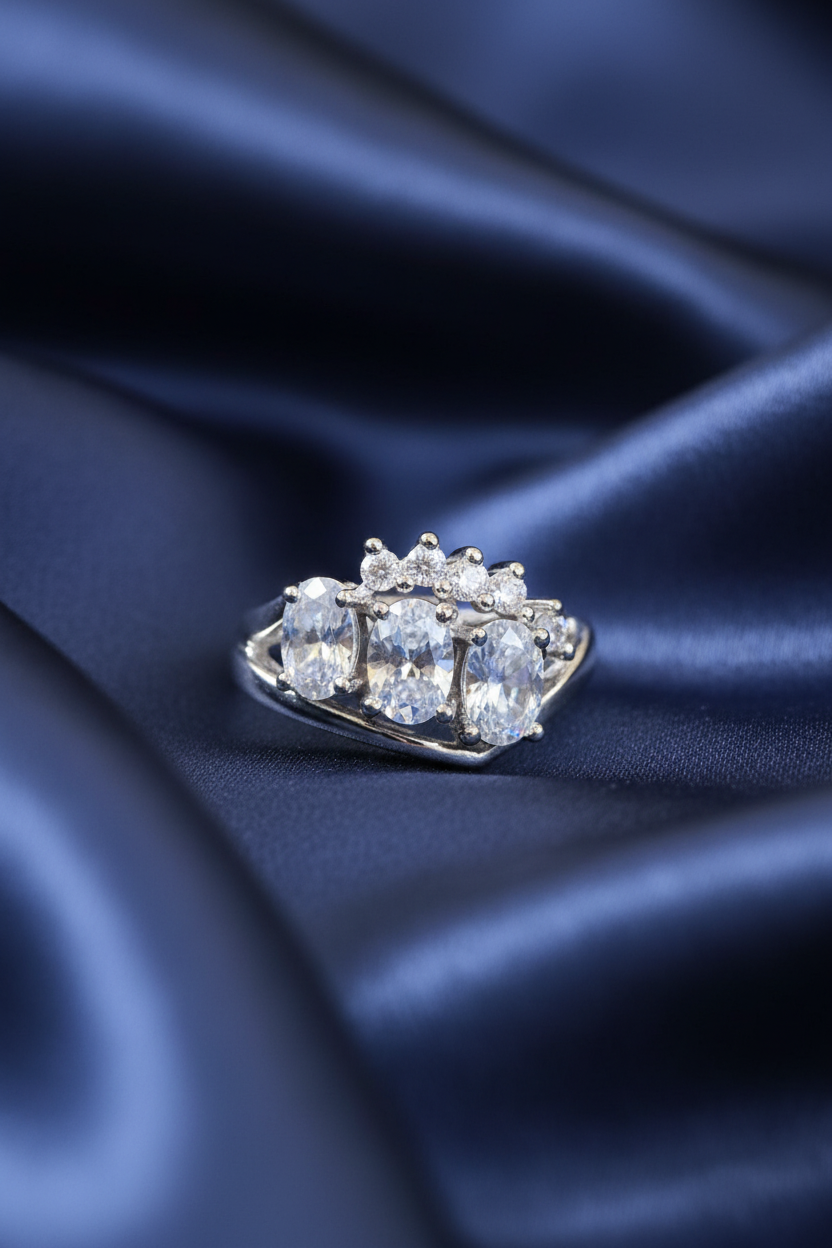 Silver Ring - 1 Luxury Product Photo - Mobile Optimized