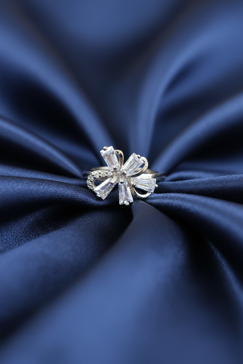 Silver Ring - 3 Luxury Product Photo - Mobile Optimized