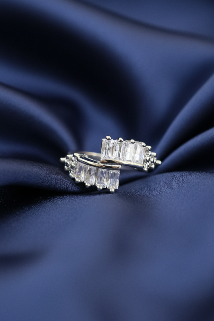 Silver Ring - 4 Luxury Product Photo - Mobile Optimized
