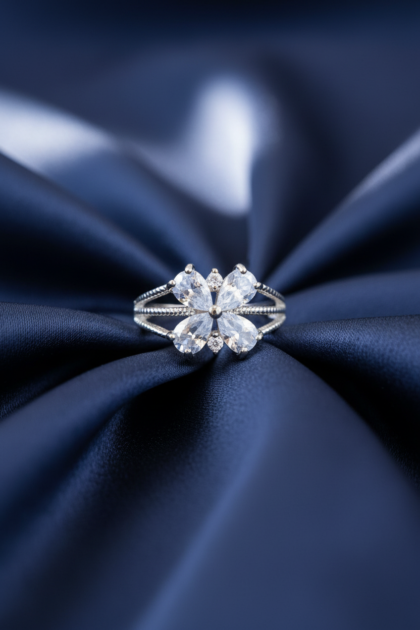 Silver Ring - 6 Luxury Product Photo - Mobile Optimized